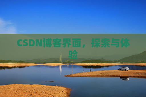 CSDN博客界面，探索与体验